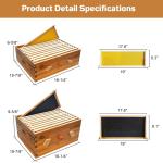 3 Layer Cedarwood Beekeeping Hive Kit