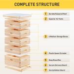 Langstroth Bee Hive Starter Kit with 5 Boxes