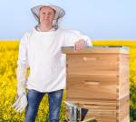 Beekeeping Protective Jacket, Hat, Gloves Set - XL