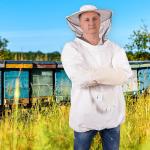 Beekeeping Protective Jacket, Hat, Gloves Set - XL