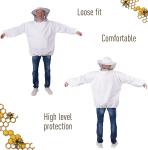 Beekeeping Protective Jacket, Hat, Gloves Set - XL