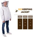 Beekeeping Protective Jacket, Hat, Gloves Set - XL