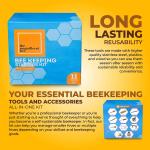 Beginner Beekeeping Supplies Kit, 11 Essential Tools