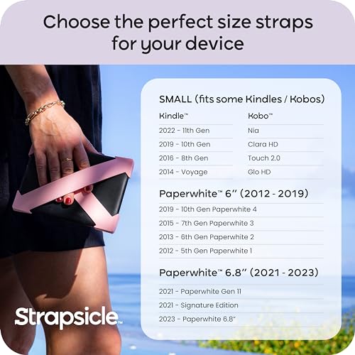 Strapsicle Kindle Hand Strap 2-Pack | Fits Kindle & Kobo E-Readers