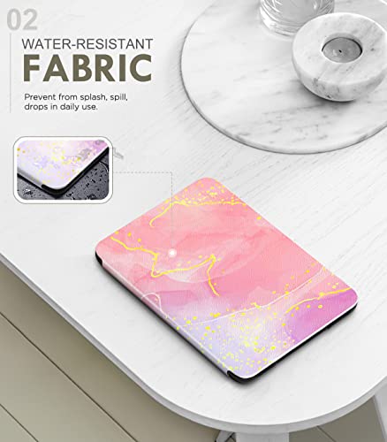 Flowing Purple/Pink MoKo Case for Kindle 2022