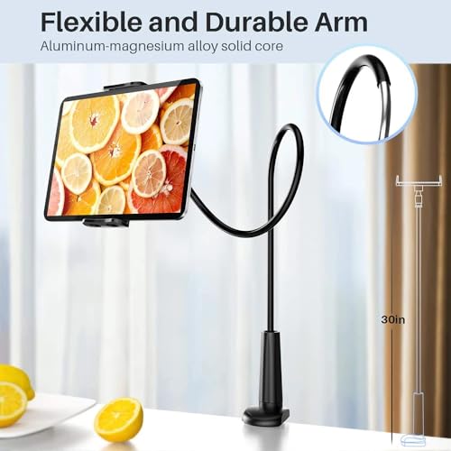Flexible Long Arm Tablet Stand Holder for Various Devices
