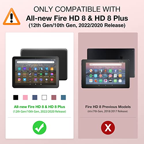 MoKo Rose Gold Trifold Stand Cover Kindle Fire