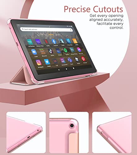 MoKo Rose Gold Trifold Stand Cover Kindle Fire