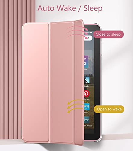 MoKo Rose Gold Trifold Stand Cover Kindle Fire