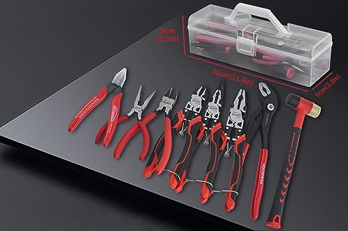 HOUSERAN 8-Piece Tool Set for DIY & Home