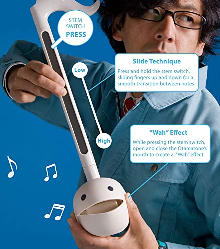 Award Winning Japanese Otamatone Deluxe Musical Synthesizer - Black