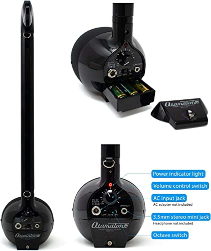 Award Winning Japanese Otamatone Deluxe Musical Synthesizer - Black