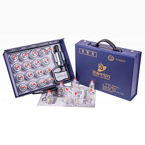 Hansol VIP Cupping Therapy Set with 17 Cups