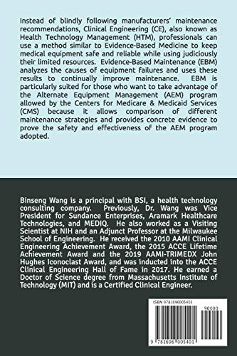 Evidence-Based Medical Equipment Maintenance for VIP Shoppers