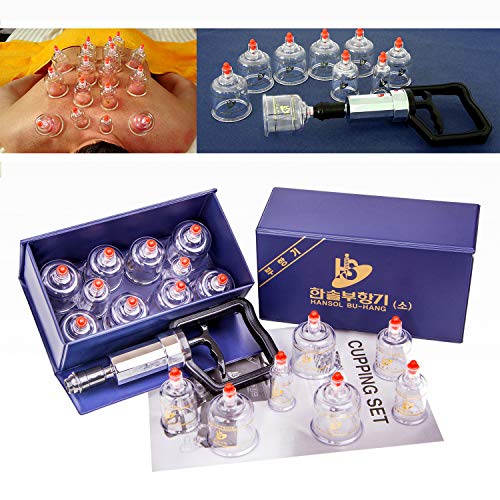 Hansol Professional Cupping Therapy Set - 10 Cups