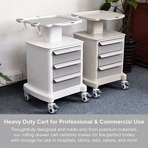VIP Professional 3-Drawer Utility Cart on Wheels