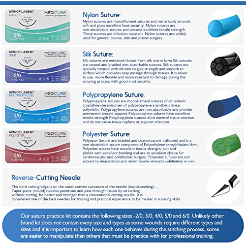 VIP Suture Practice Kit with Mixed Threads