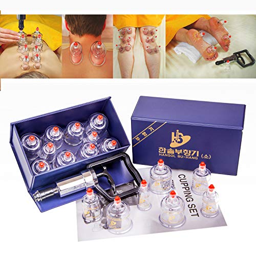 Hansol Professional Cupping Therapy Set - 10 Cups