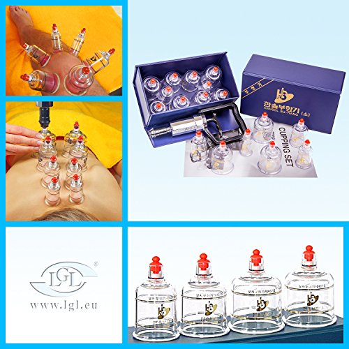 Hansol Professional Cupping Therapy Set - 10 Cups