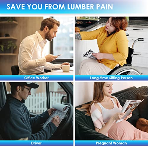 LOVEHOME Lumbar Support Cushion - Black