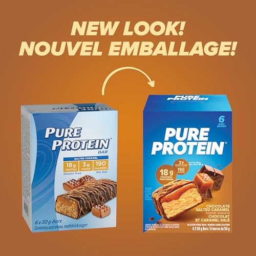 Pure Protein Bars - Chocolate Salted Caramel Flavor (6-Pack)