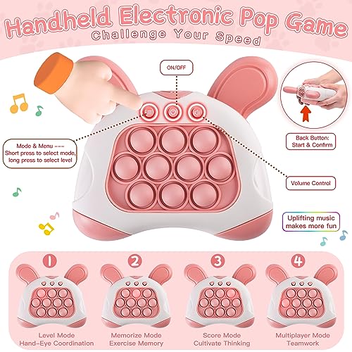 Wrystte Fidget Toys: Pop It Game for Kids & Adults