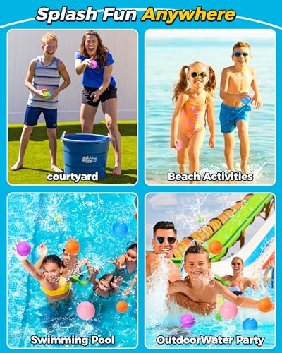 Silicone Water Splash Balls for VIP Outdoor Summer Fun