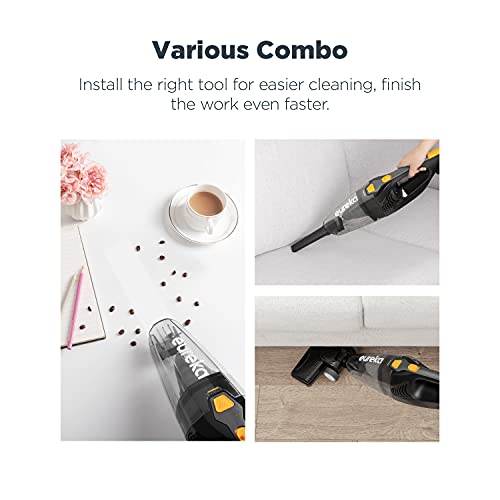 Eureka Corded Lightweight Stick Vacuum Cleaner, Blaze Black