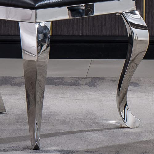 Luxury Dining Chairs Set with Unique High Back