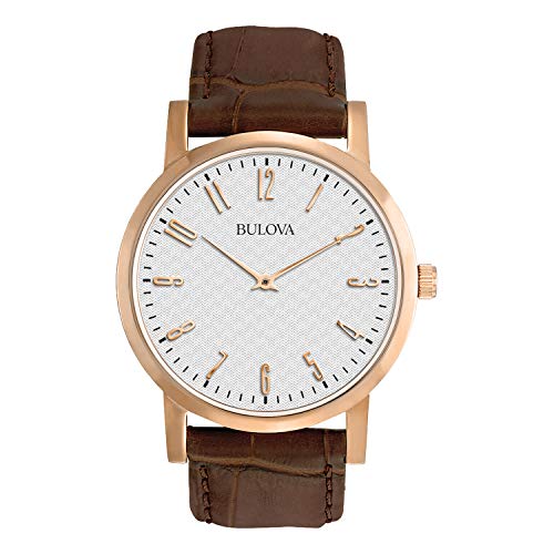 Men's Bulova Classic Quartz Watch, Stainless Steel & Leather