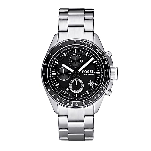 Fossil Men's Decker Stainless Steel Chronograph Quartz Watch