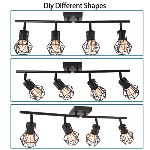 VIP Industrial Black Track Lighting for Home