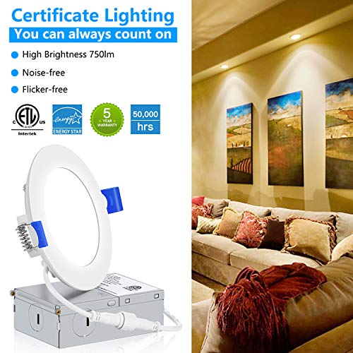 VIP Slim LED Recessed Pot Lights (6 pack)