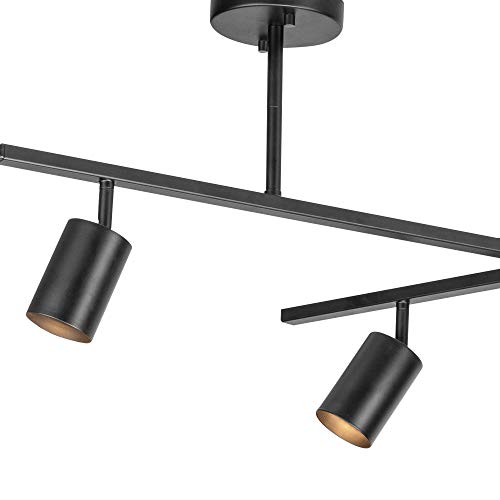 Globe Electric 6-Light Track Lighting, Matte Black