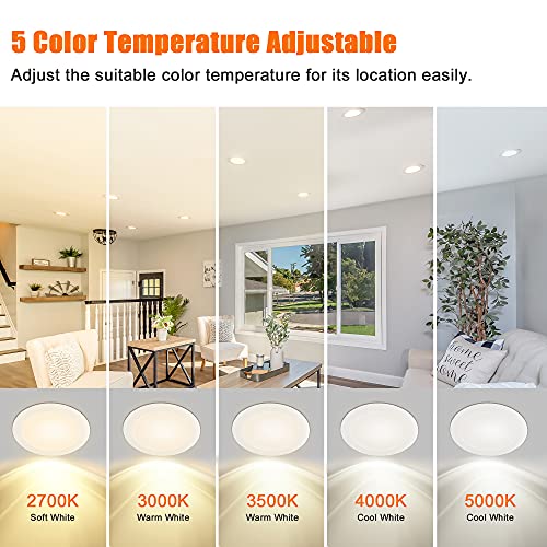 LEDIARY 16 Pack 4 Inch Dimmable Slim Lighting