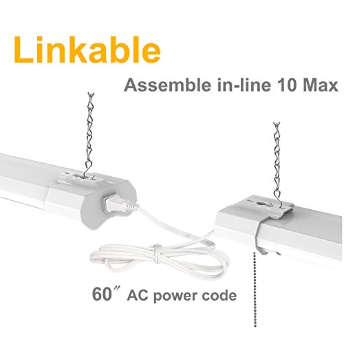 VIP Garage LED Lights, 4FT Linkable 5000K Daylight