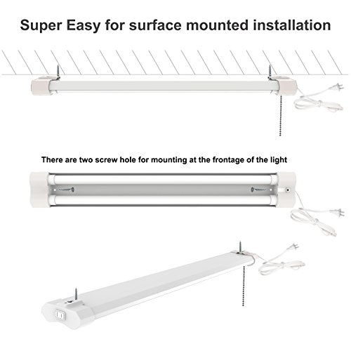 VIP Garage LED Lights, 4FT Linkable 5000K Daylight