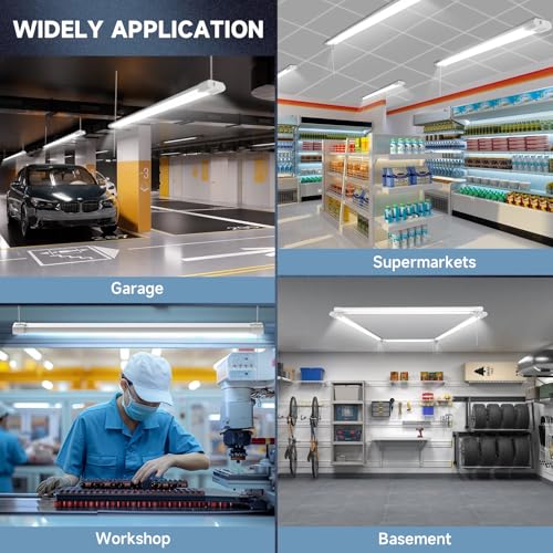 VIP Garage LED Lights, 4FT Linkable 5000K Daylight