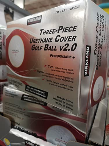 Kirkland Signature 3-Piece V2.0 Urethane Cover Golf Balls
