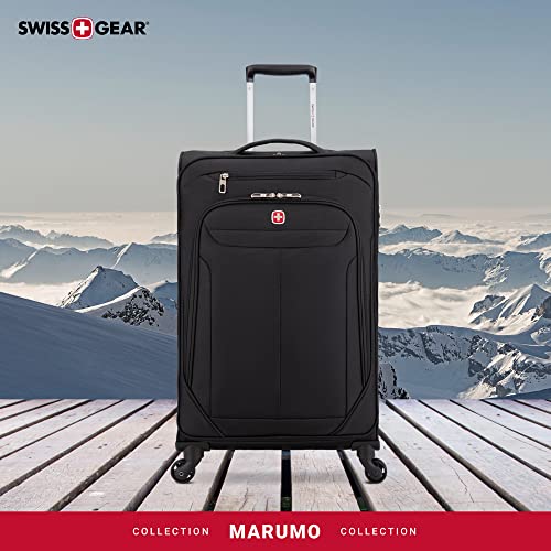 SWISSGEAR Marumo 24" Expandable Spinner Luggage - Black