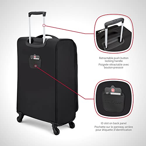 SWISSGEAR Marumo 24" Expandable Spinner Luggage - Black