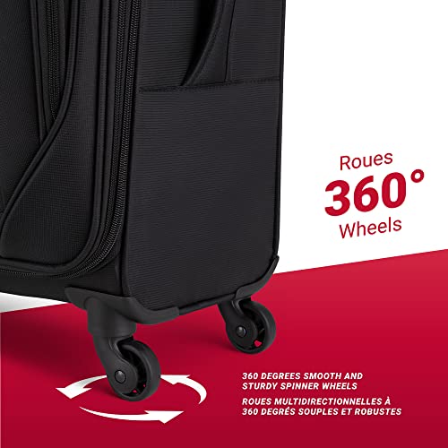 SWISSGEAR Marumo 24" Expandable Spinner Luggage - Black