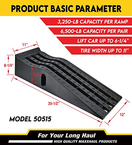 MAXXHAUL 50515 6" Lift Car Ramp - VIP Shopping