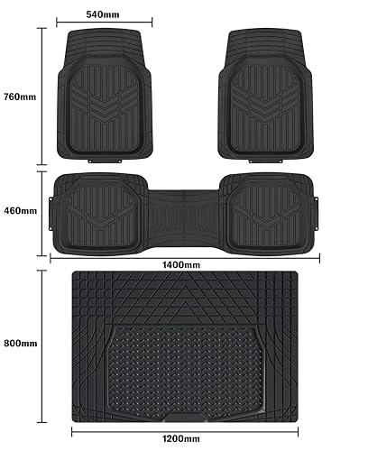 VIP Heavy Duty Universal PVC Faux Rubber Floor Mats