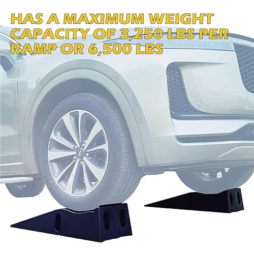 MAXXHAUL 50515 6" Lift Car Ramp - VIP Shopping