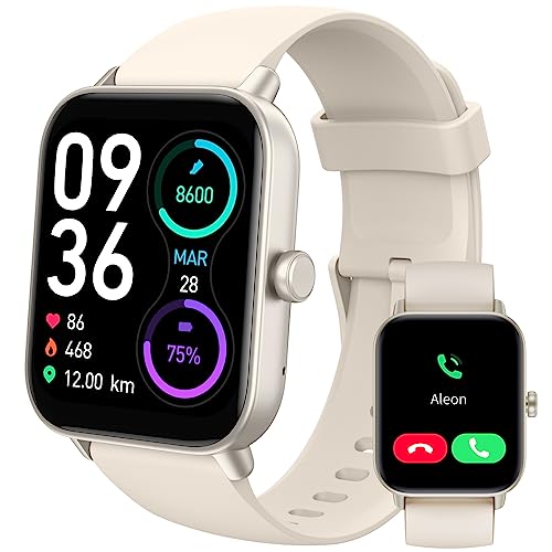 Men Women Smart Watch with Alexa, DIY Dial, Fitness Tracker
