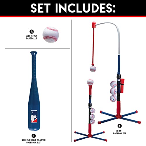 Franklin Sports Kids Batting Tee - Adjustable Youth Hitting