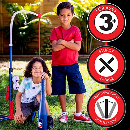 Franklin Sports Kids Batting Tee - Adjustable Youth Hitting