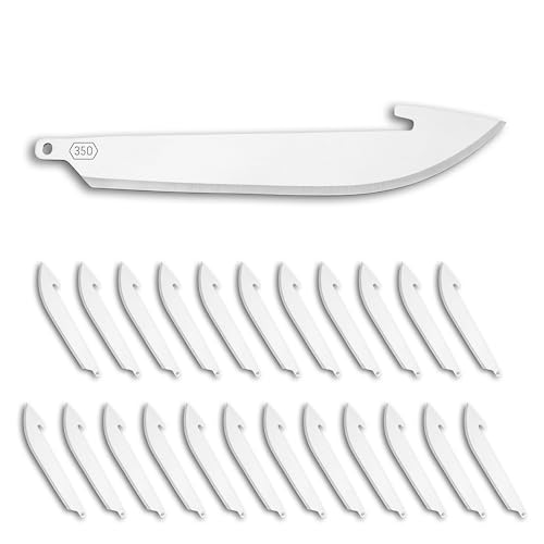 24 Piece 3.5" RazorSafe Knife Blades for Outdoors