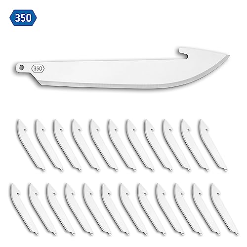24 Piece 3.5" RazorSafe Knife Blades for Outdoors